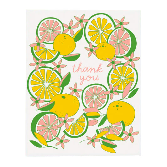 Citrus | Thank You Card - Warm Gift Shop