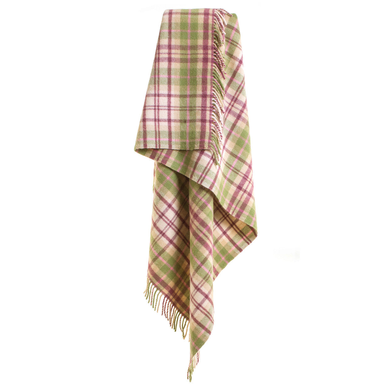 Cottage Wool Blanket | Pink Check