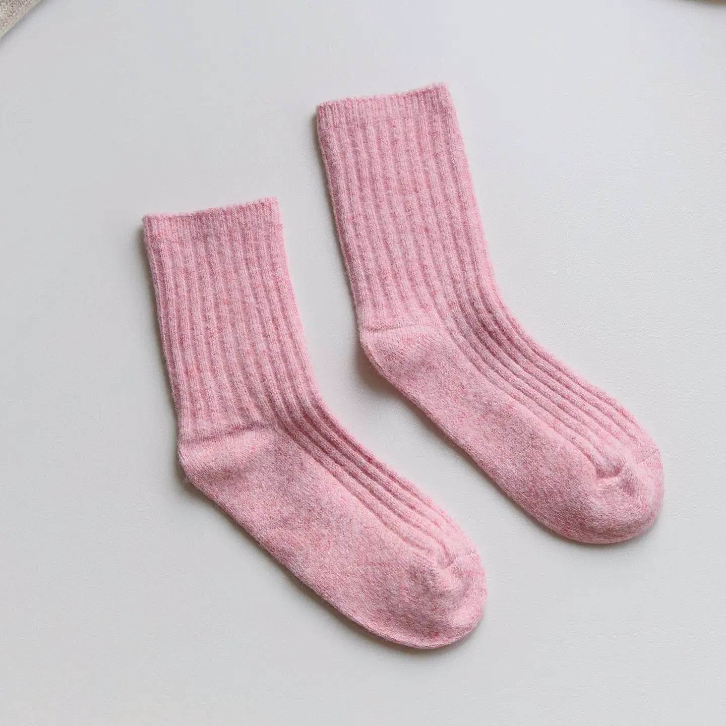 Classic Wool Socks | Snug Pink