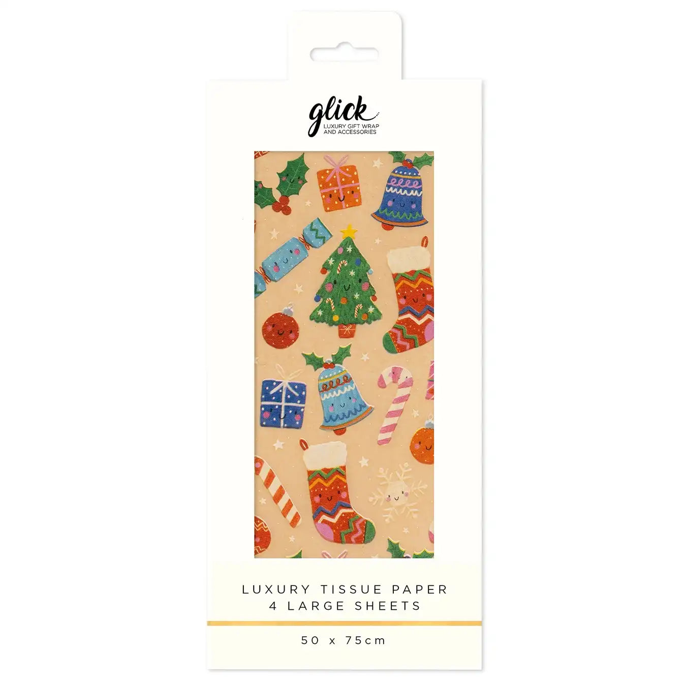Tissue Paper Pack | Kraft Festive Whimsical