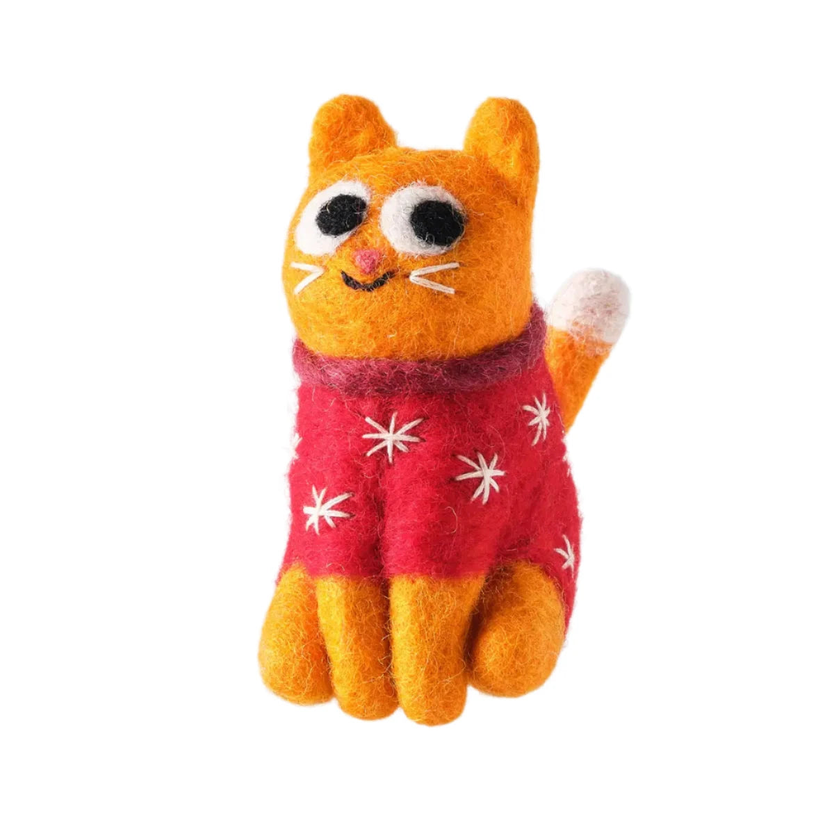 Felt Ornament | Esther the Sweater Cat