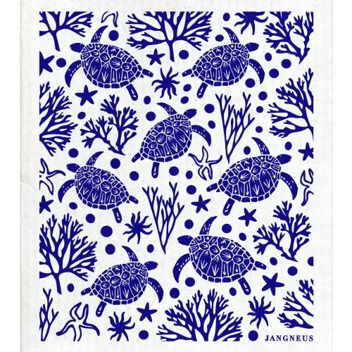 Swedish Dishcloth | Blue Turtle