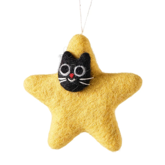 Felt Ornament | Stella Star Cat