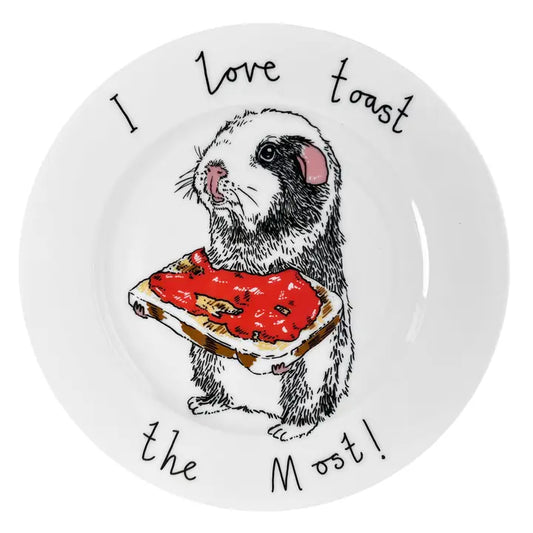 Side Plate | I Love Toast the Most!