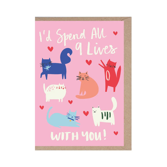 All 9 Lives | Love Card