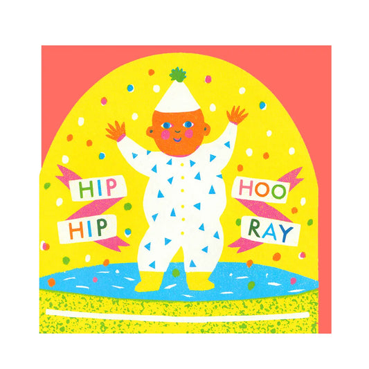 Hip Hip Hoo Ray | New Baby Card