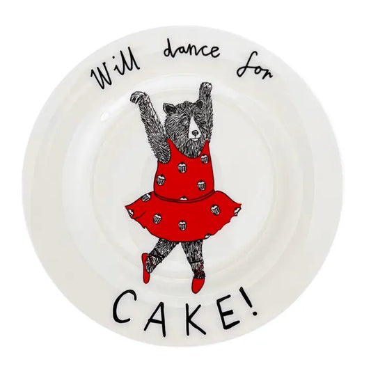 Side Plate | Will Dance for Cake Bear