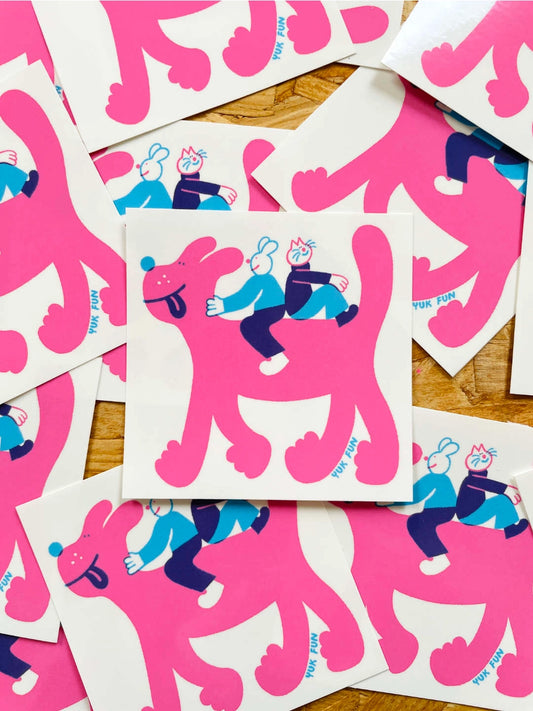 Dog Riders Sticker