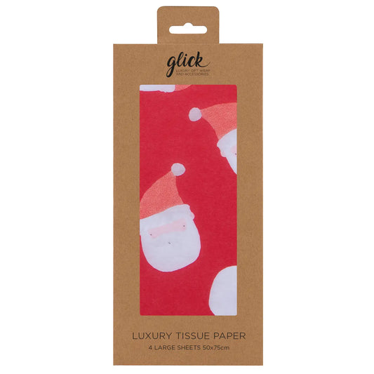 Tissue Paper Pack | Santa Face