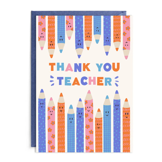 Happy Pencils | Thank You Card