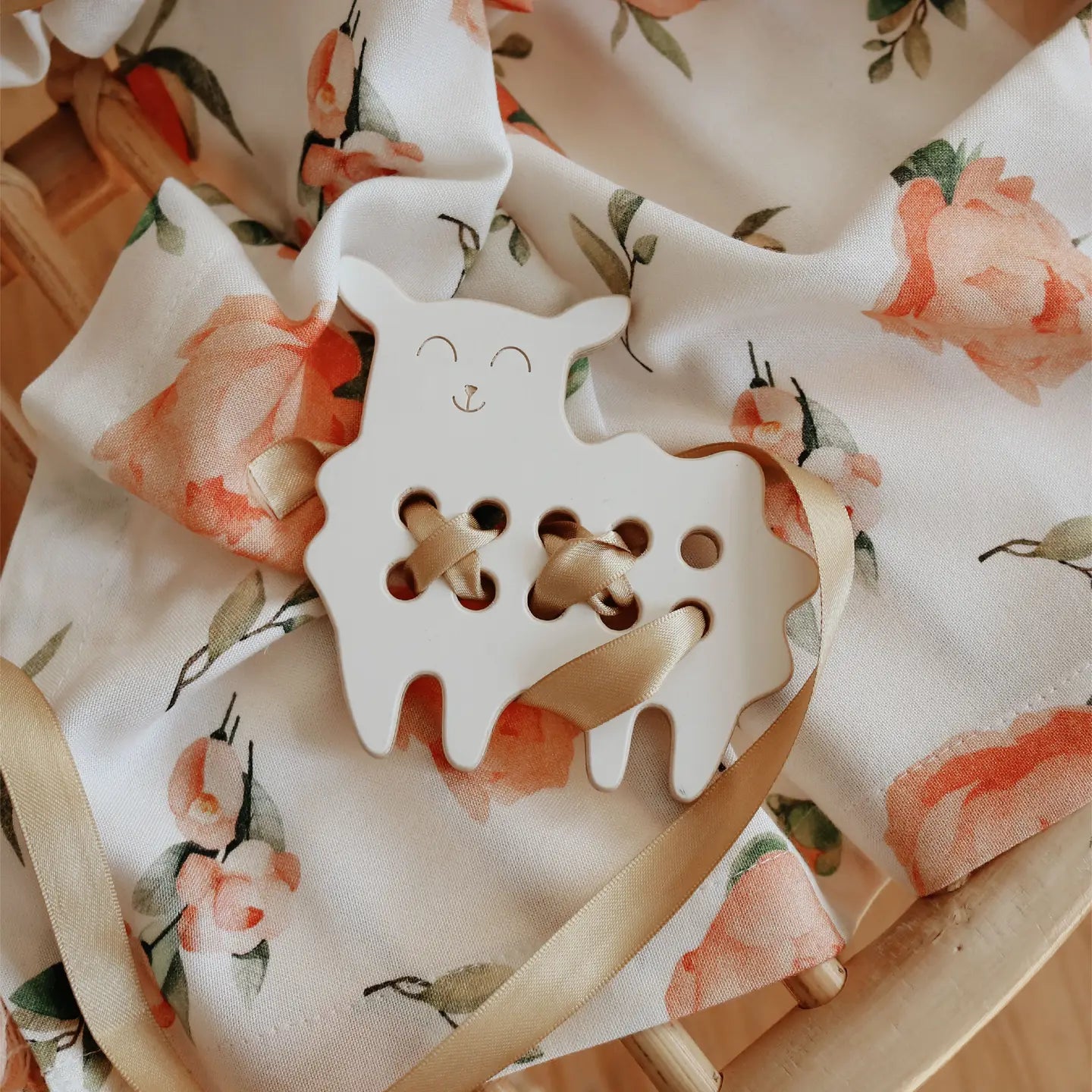 Small Wooden Lacing Toy | The Sheep