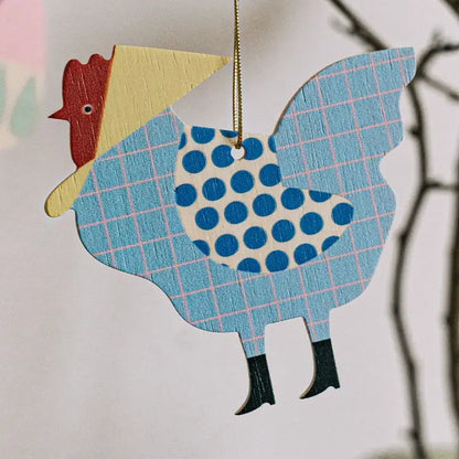 Dorothy the Hen | Wooden Hanging Ornament