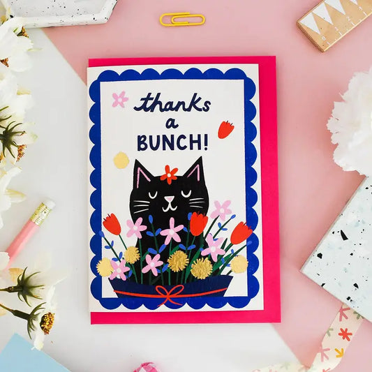 Cat Bouquet | Thank You Card