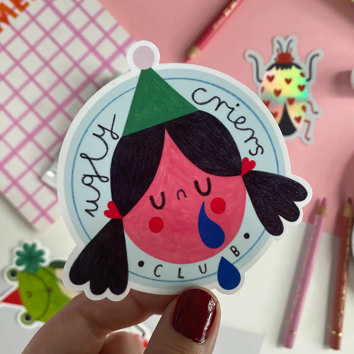 Ugly Criers Club Sticker