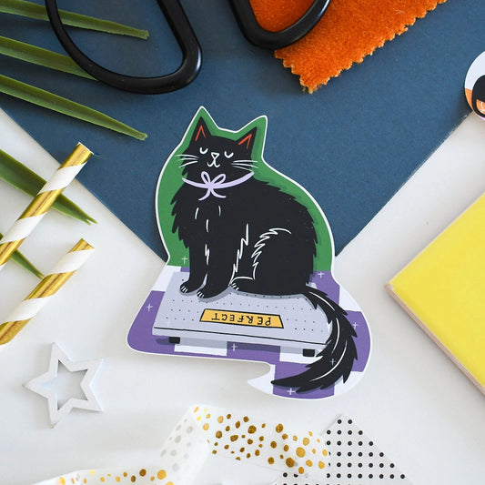 Perfect Kitty Sticker - Warm Gift Shop