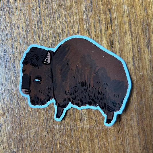Bison Sticker