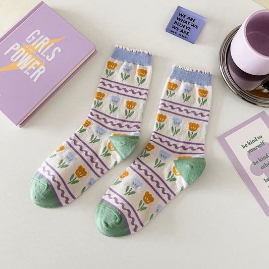 Tulip Cotton Socks