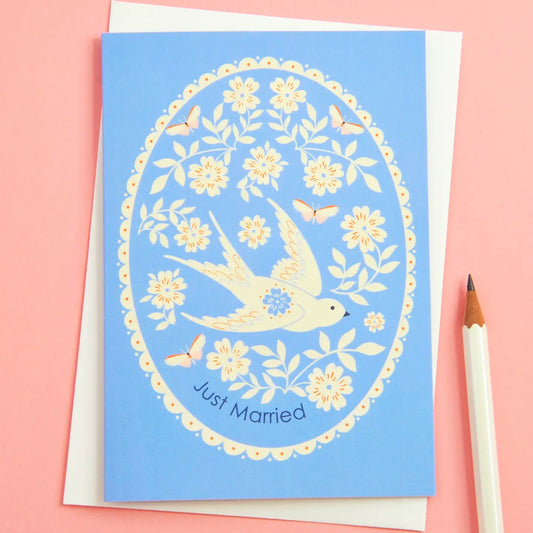 Blue Birds | Wedding Card