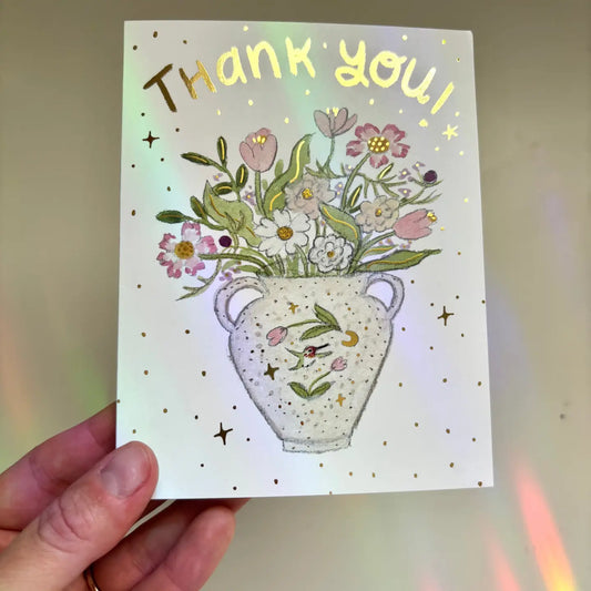 Hummingbird Vase | Thank You Card