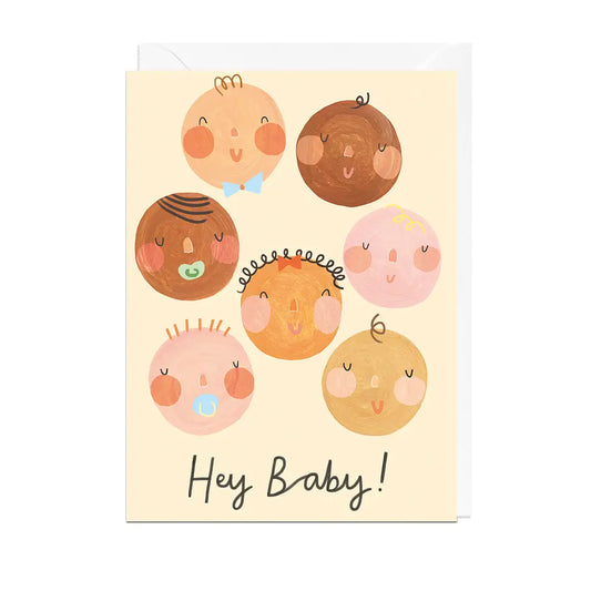 Hey Baby | New Baby Card