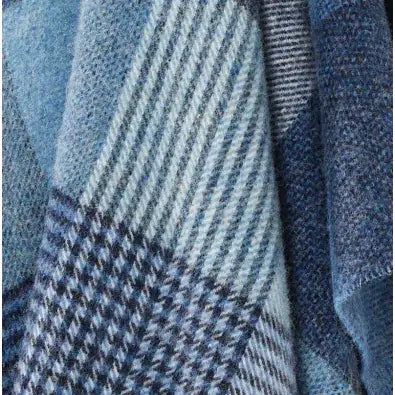 Bronte Moon | Lindley Blue Wool Throw