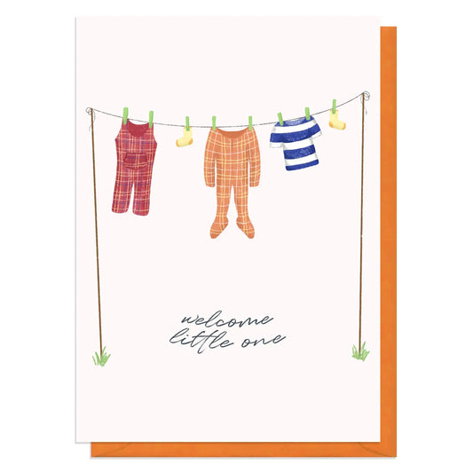 Washing Line | New Baby Card