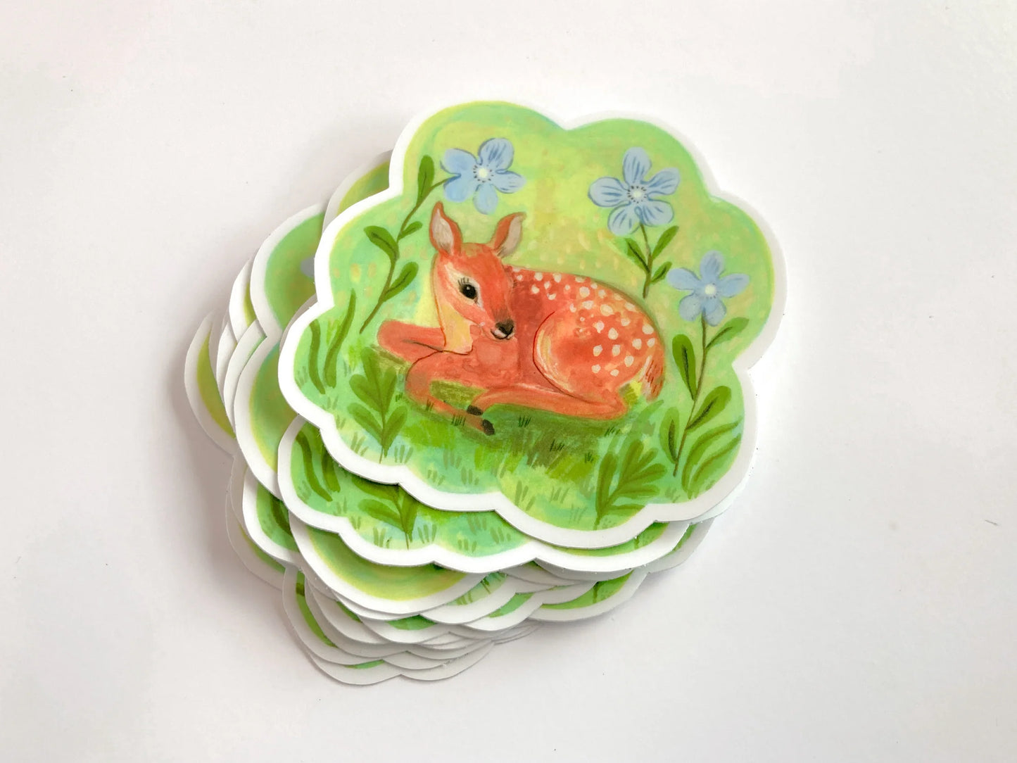 Spring Fawn Sticker