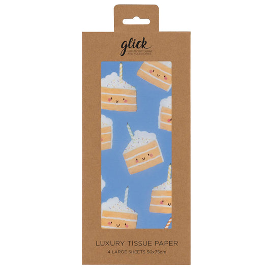 Tissue Paper Pack | Blue Cakey