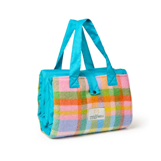 Festival Picnic Blanket | Rainbow Check