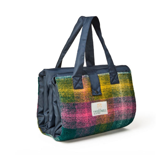 Festival Picnic Blanket | Wildflower Navy Check
