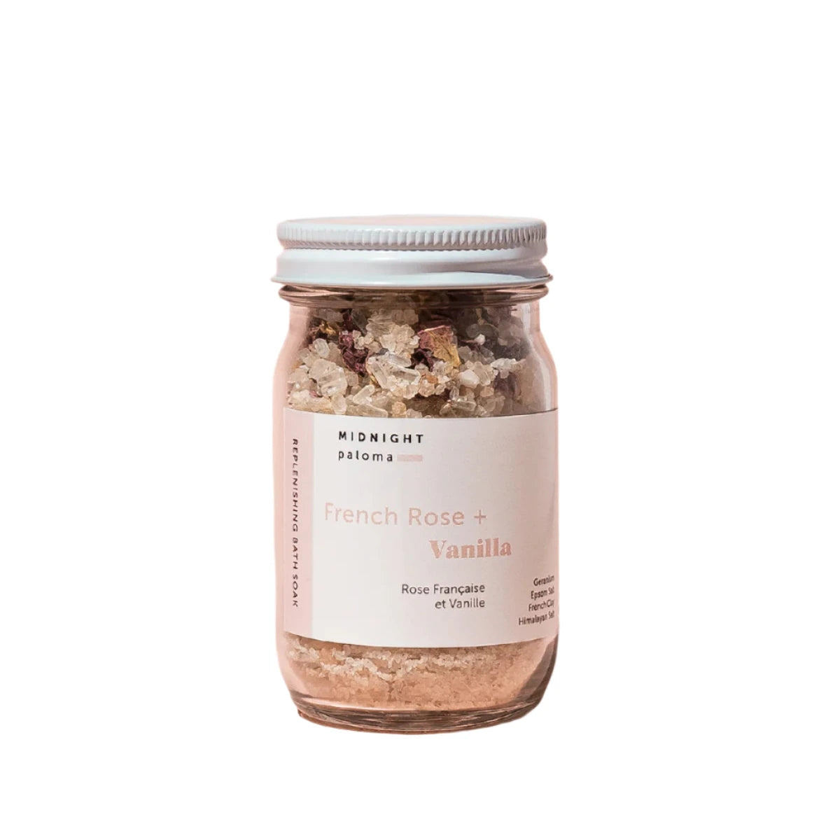 French Rose + Vanilla  Bath Soak 4oz