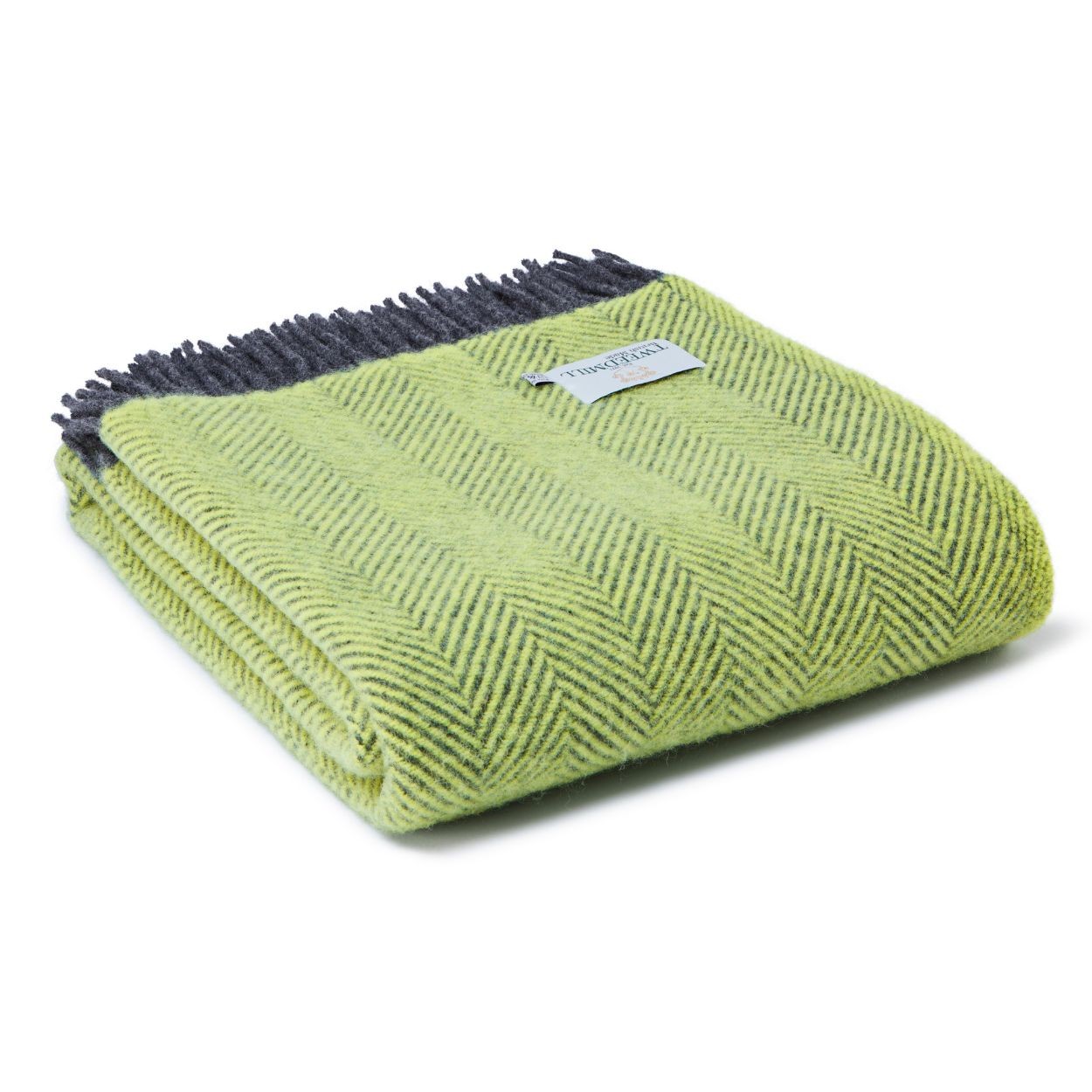 Herringbone Wool Blanket | Zest + Charcoal