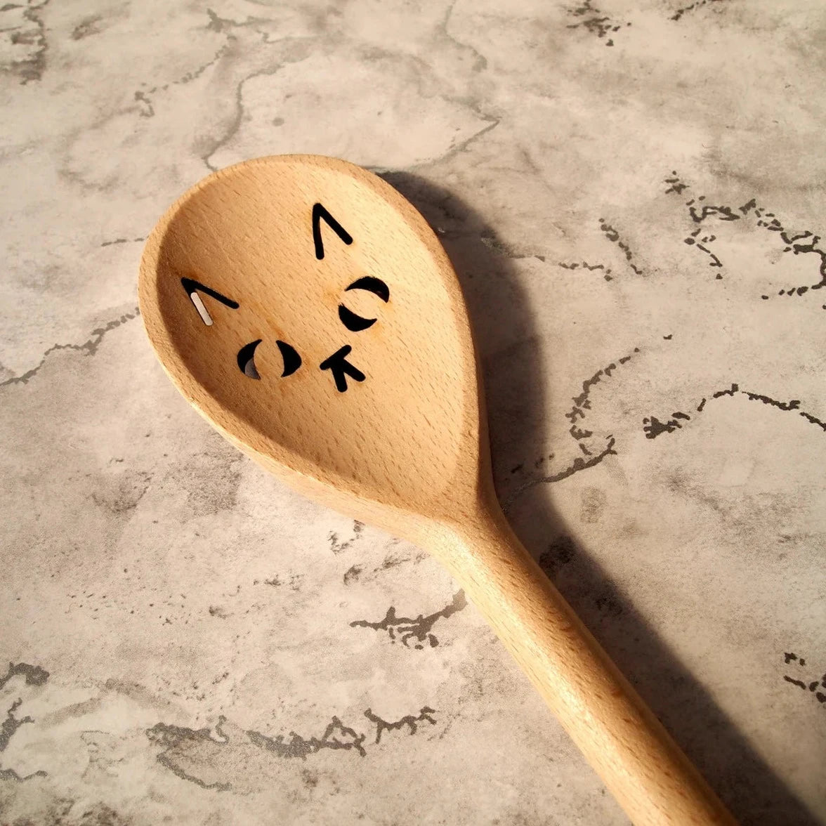 Wooden Spoon | Cat Face