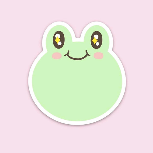 Froggy Face Sticker