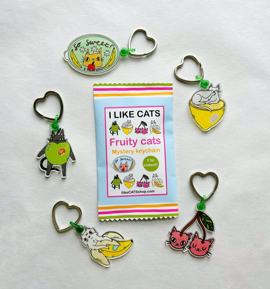 Fruity Cat Keychain | Mystery Pack