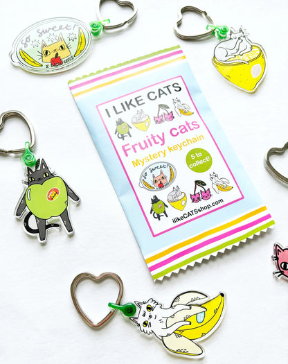 Fruity Cat Keychain | Mystery Pack