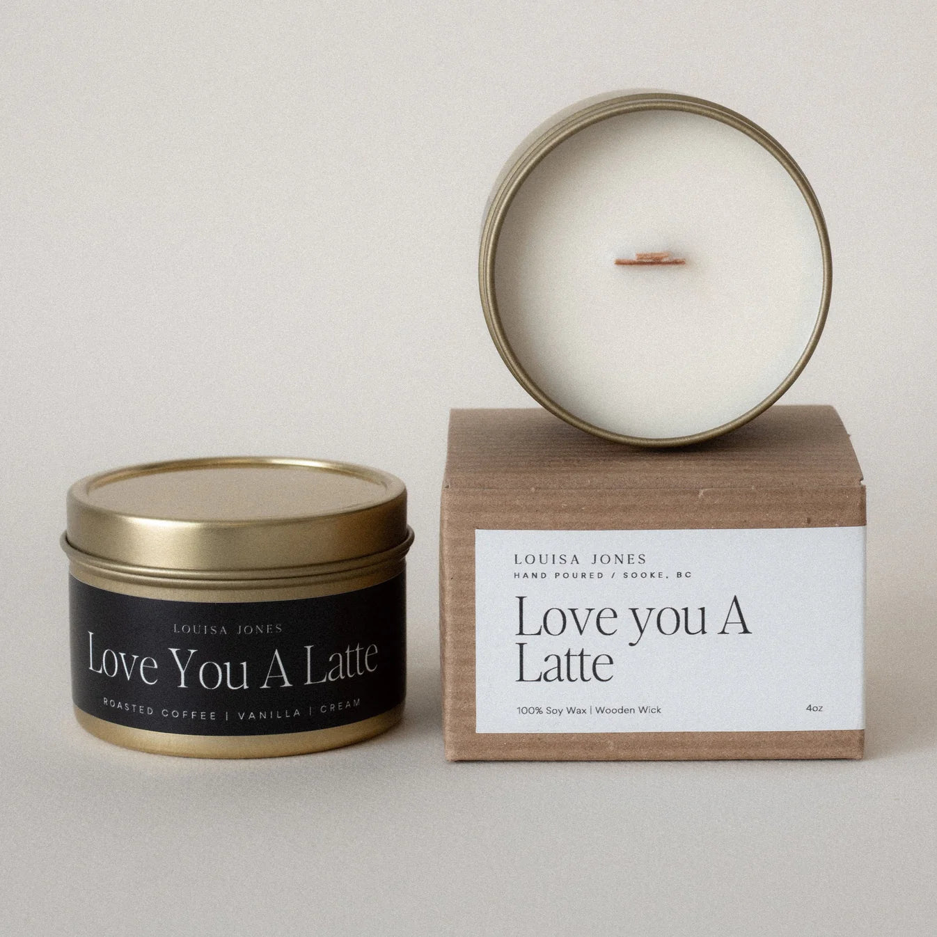 Love You A Latte 4oz Candle