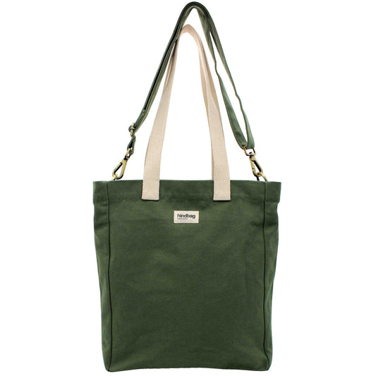 Hindbag | Paul Vertical Tote Bag Olive - Warm Gift Shop