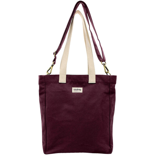Hindbag | Paul Vertical Tote Bag Plum - Warm Gift Shop
