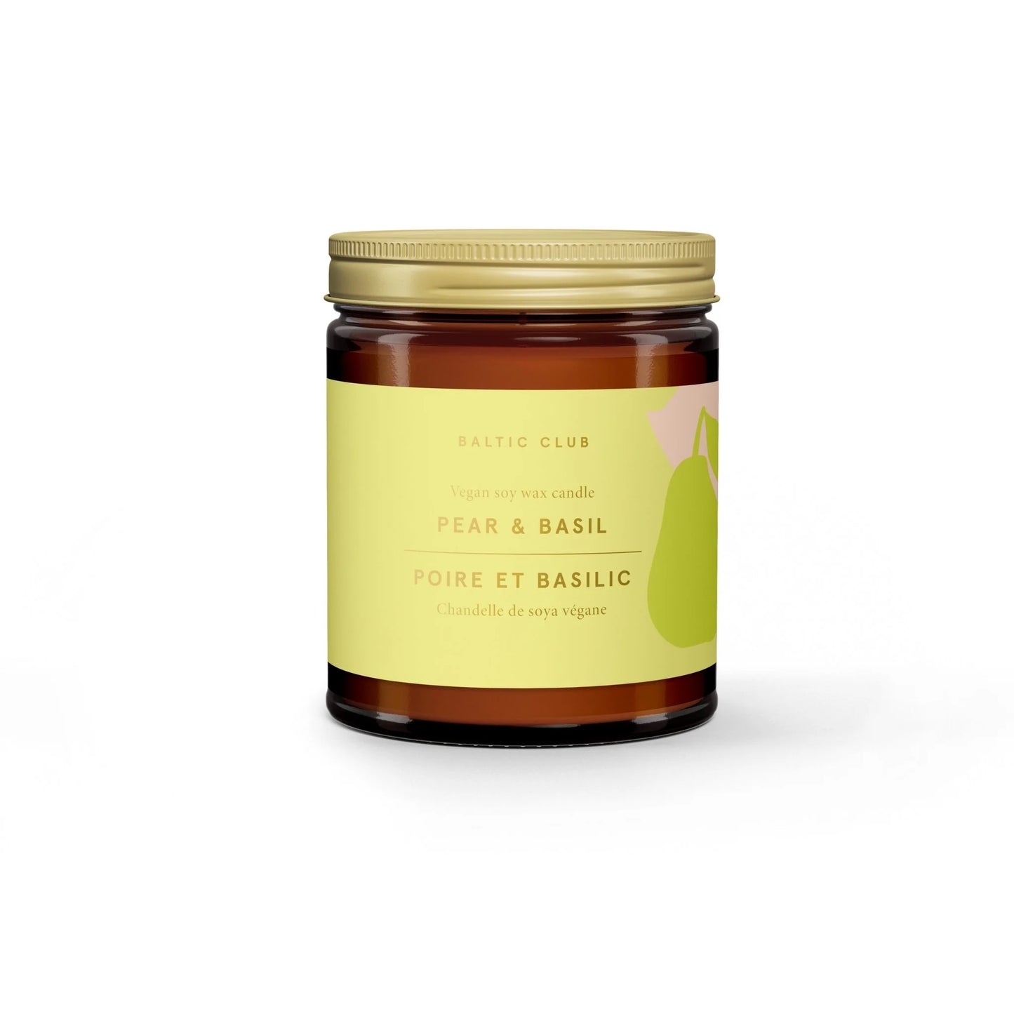 Pear + Basil Soy Candle