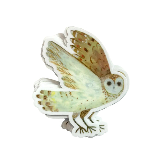 Flying Owl Sticker