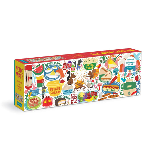 Picnic Party 1000 piece Panoramic Puzzle