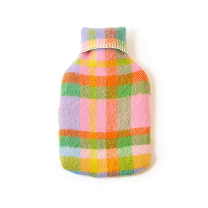 Rainbow Grey Stripe Hot Water Bottle Cover
