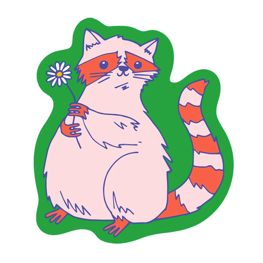 Raccoon Sticker - Warm Gift Shop