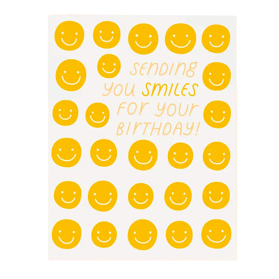 Sending Smiles | Birthday Card - Warm Gift Shop