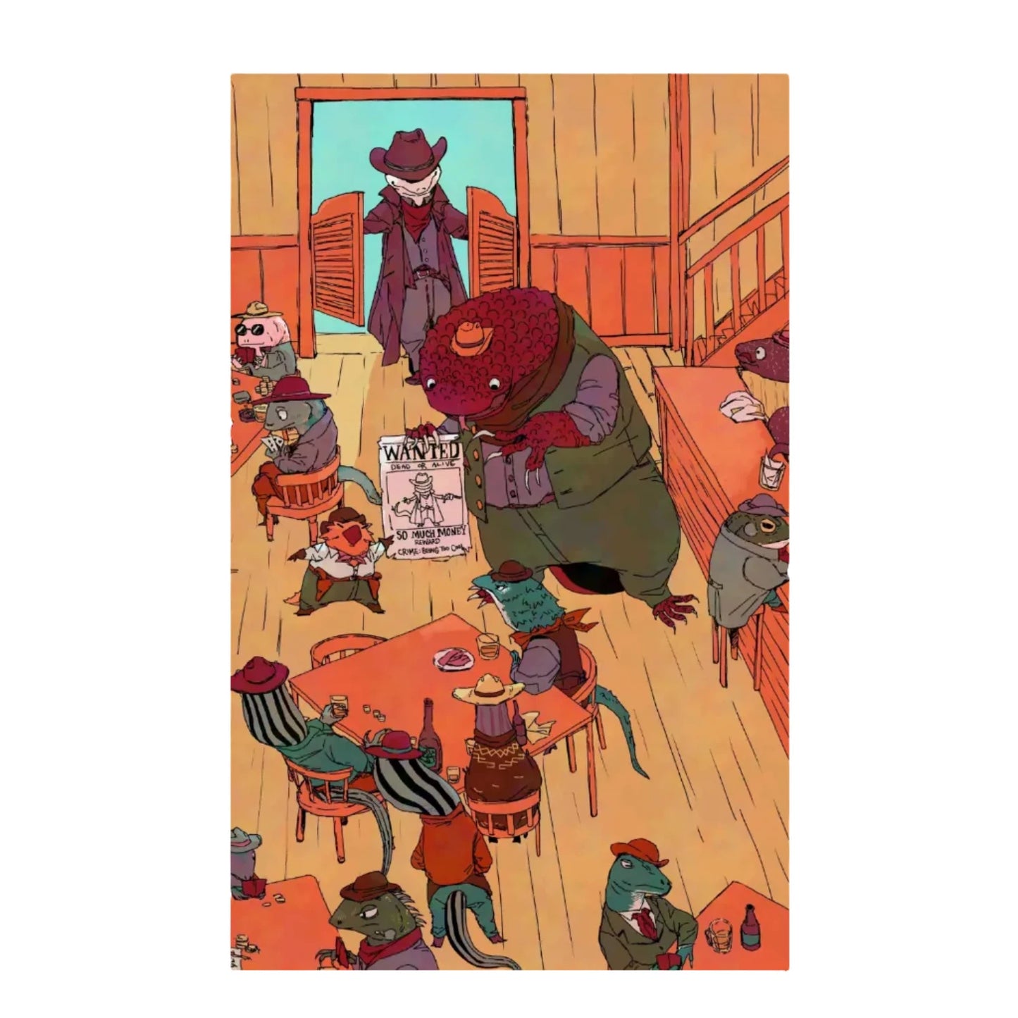 Tea Towel | Saloon Showdown