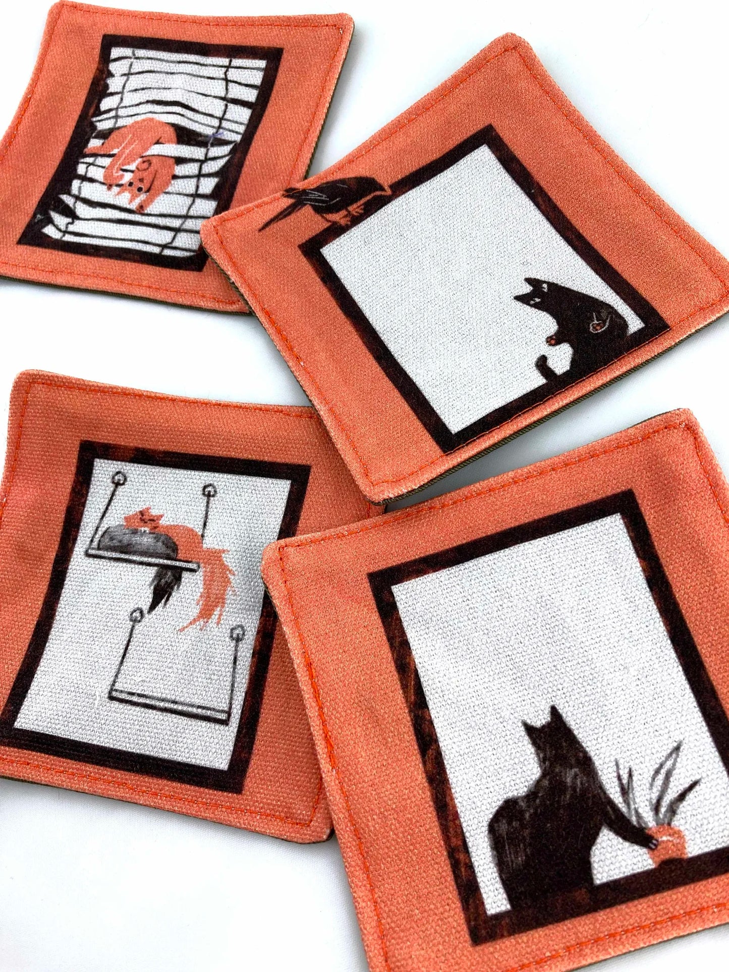 Window Cat Coaster